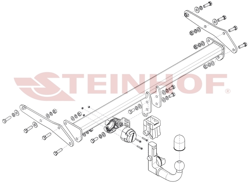 Vertikalna vlečna kljuka Seat Arona - (KJ7, KJP) - od 07/2017